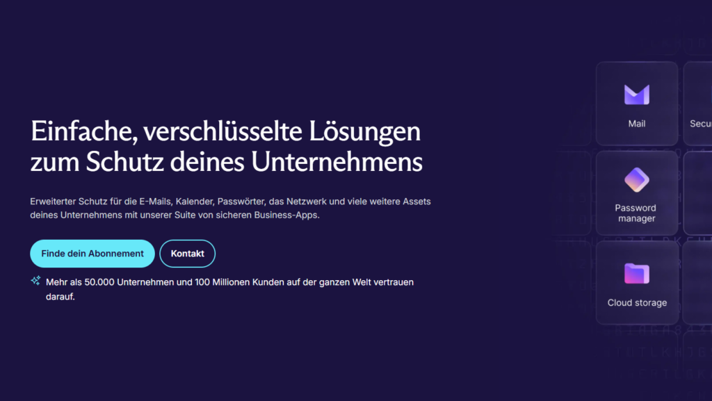 Umstellung auf Proton Mail