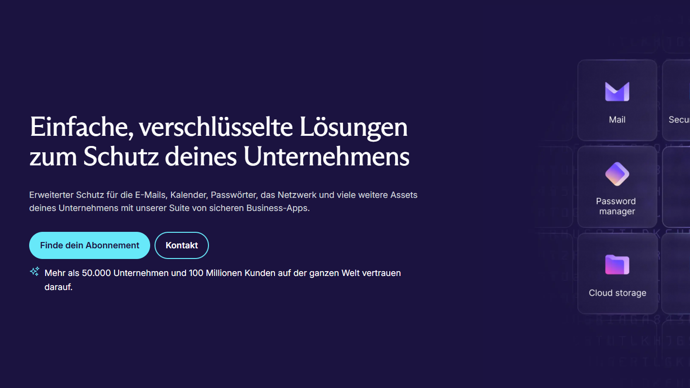 Umstellung auf Proton Mail