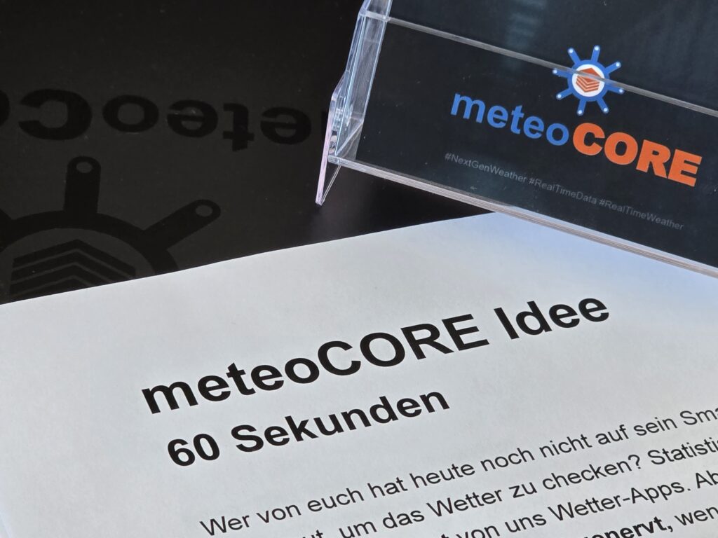 meteoCORE auf der Bühne: Erfolgreicher Pitch beim BVMW „Young at Heart“-Event