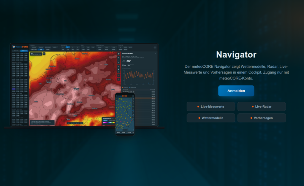 meteoCORE Navigator startet Alpha-Phase